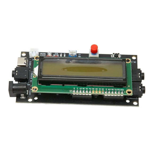 CW Décodeur Morse Lecteur de Code, LED Affichage Portable Léger Rechargeable Morse Lecteur de Code Traducteur DC7-12V 500mA Pratique pour l'Extérieur