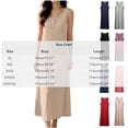 thumbnail image 7 of QIbmong Sleeveless Nightgowns for Women Henley Neck Maxi Summer Dress Casual Comfy Loose Fitted Loungewear(XXXXL,Navy), 7 of 7