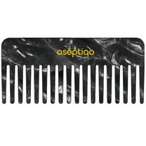 Aséptiqo Comb Wide - Styling Wide Tooth Hair Comb, Compact & Easy to Clean Multi Purpose for Women, Men, Kids - Ideal for Curly, Wavy and Thick Hair, Wet or Dry, Peine de Dientes Anchos (Comb Wide)