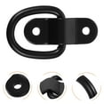 thumbnail image 3 of Eease 4pcs D Rings Heavy Duty Lashing Rings Trailer Anchor Lashing Rings For Trailers Trucks (With Screws), 3 of 7
