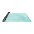thumbnail image 2 of Ahgly Company Indoor Rectangle Solid Light Blue Modern Area Rugs, 7' x 9', 2 of 4