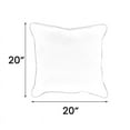 thumbnail image 3 of Covers&All Sunbrella Pillows Set of 2, UV Fade resistant & Water Repellent Square Throw Pillows (Inserts with Covers) for Indoor Outdoor Use, 3 of 6