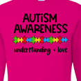 thumbnail image 4 of Inktastic Autism Awareness Understanding and Love with Puzzle Pieces Long Sleeve T-Shirt, 4 of 5