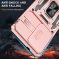 thumbnail image 2 of Hoibon Phone Case for Samsung Galaxy S26 Plus Case,[Slide Camera Cover][Kickstand] [Military Grade Protection] Shockproof Rugged Case for Samsung Galaxy S26 Plus - Rose Gold, 2 of 7