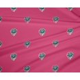 thumbnail image 4 of oneOone Polyester Lycra Fabric Floral Block Printed Fabric 1 Yard 56 Inch Wide, 4 of 4