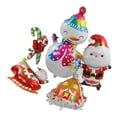 thumbnail image 3 of Globos de aluminio de NaviDad, Globos de aluminio de NaviDad 5 PPC Protección Contra El Medio Ambiente Seguridad para la Fiesta de Navidad para Cumpeados para decoraciones de de, 3 of 7