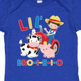 thumbnail image 4 of Inktastic Farmer Tractor Eieio Little Bro Boys Baby Bodysuit, 4 of 5