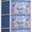 Blue Tie-dye, variant on Nightstand with 3 Drawers - Bedside Furniture & Accent End Table Chest for Home, Bedroom Accessories, Office, College Dorm, Steel Frame, Wood Top, Pastel Fabric Bins (Pink)