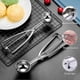 thumbnail image 3 of 3 Pack Ice Cream Scoops with trigger release,Stainless Metal Ice Cream, 3 of 5
