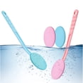 thumbnail image 1 of 2 PCS Aplicador de loción corporal Arandela de espalda para ducha Eyxformula Aplicador de espalda autobronceador de mango largo Aplicadores de loción para la espalda Crema hidratante para la espalda A, 1 of 4