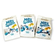 Roshen Milky Splash, Caramel Creamy Toffee with Milk Filling, Kosher, Halal 5.03oz/150grams Pack of 3