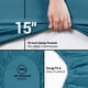 thumbnail image 5 of Sábana ajustable Utopia Bedding Queen Deep Pocket de microfibra, 5 of 6