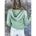 thumbnail image 4 of PULLIMORE Womens Casual Hoodies Long Sleeve Hooded Sweatshirts (L, Green), 4 of 8