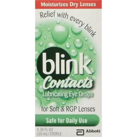 Blink les contacts Huiles gouttes oculaires 10 mL (pack de 2)
