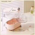 thumbnail image 2 of FAROOT Rotating Jewelry Storage Organizer 3/4 Tier Elegant Earring Necklace Display Box Holder, 2 of 8