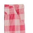 thumbnail image 2 of Wonder Nation Girls Pink Check Sleep Pants, Sizes 4-18 & Plus, 2 of 3