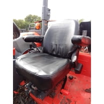 KU02 Seat Covers for M5040 / M6040 / M7040 / M8540 / M9540 SERIES open cab ROP KUBOTA TRACTORS in Black Leatherette