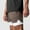 Khaki, variant on LYMAYTER Men Sweat Shorts for S-3XL 2 in 1 Athletic Shorts Quick-Dry Breathable Running Dual-Layer Shorts