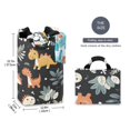 thumbnail image 2 of Yayeee Freestanding Laundry Hamper with Handle Collapsible Large Storage Basket for Clothes, Orange Dinosaur, 2 of 7