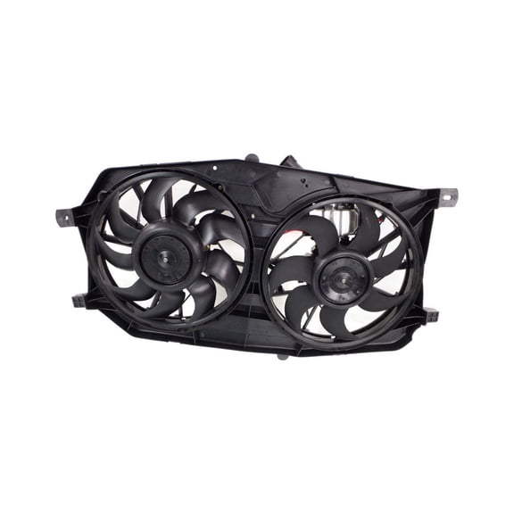 Dual Radiator and Condenser Fan Assembly - Pacific Best Inc. Fit/For 5F9Z8C607BM 05-07 Ford 500 Freestyle Mercury Montego Fits select: 2005-2007 FORD FIVE HUNDRED