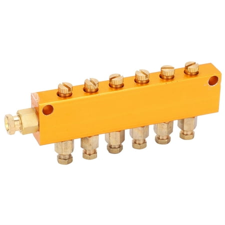 

Oil Distributor Strong Brass Oil Distributor For CNC Machining Center Machinery 1 In 6 Out