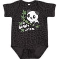 thumbnail image 3 of Inktastic My Grampy Loves Me- Cute Panda Boys or Girls Baby Bodysuit, 3 of 5