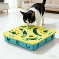 thumbnail image 6 of YaoZQ Cat Tunnel Maze Toy, Durable Felt Puzzle Box with 1 Rolling Bell Ball, Peekaboo Hunting Game for Kittens, 11.8 in, 6 of 6
