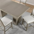 thumbnail image 5 of Steve Silver Lily 5-Piece Counter Dining Set, 5 of 12