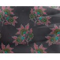 thumbnail image 4 of oneOone Georgette Viscose Fabric Leaves & Floral Block Print Sewing Fabric BTY 42 Inch Wide, 4 of 5