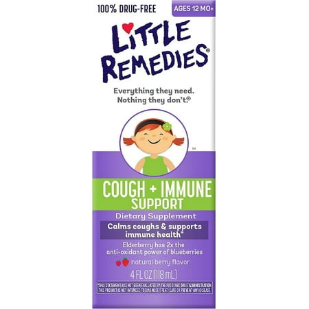 Little Remedies Cough + Immune Support 4 oz