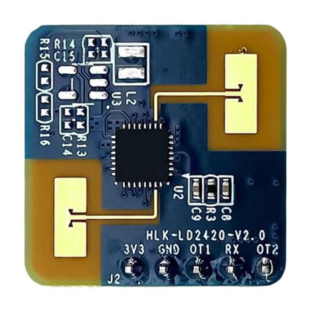 LUVCLS Módulo de detección de presencia humana con radar de ondas milimétricas HLK-2410 de 24 G, sensor de movimiento*