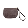thumbnail image 4 of Unique Bargains 1 Pc Coin Purse Wallet Wrist Strap Woven Coin Purse Pouch Coffee Color, 4 of 5