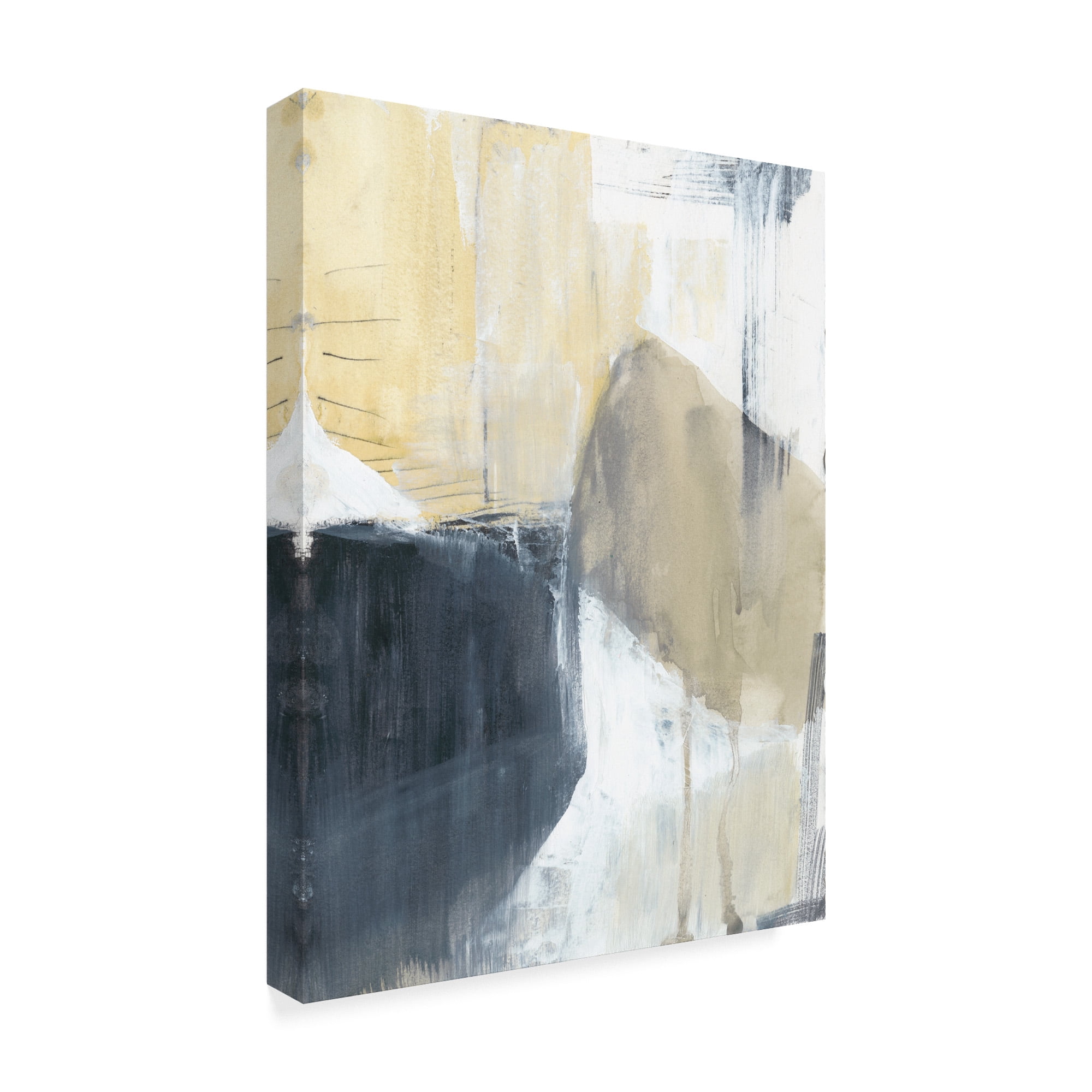 Trademark Fine Art 'Neutral Divide I' Canvas Art by Jennifer Goldberger