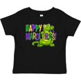 thumbnail image 3 of Inktastic Happy Mardi Gras Cute Alligator with Beads Boys or Girls Baby T-Shirt, 3 of 5