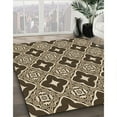 thumbnail image 3 of Ahgly Company Machine Washable Indoor Round Transitional Brown Sugar Brown Area Rugs, 4' Round, 3 of 7