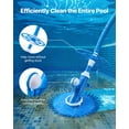 thumbnail image 2 of VEVOR Suction Pool Cleaner Vacuum Cleaner 12 Hoses for In/Above-ground Pool, 2 of 9