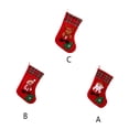 thumbnail image 4 of Matsuzay Lints Calcetín de Navidad Colgante portátil Reemplazo temático de Navidad Decorativo Bolsa de regalo de gran capacidad Decoración con cordón Kits de decoración para fiestas Papá Noel Matsuzay HA069734-01, 4 of 6