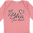 thumbnail image 4 of Inktastic Well Bless your Heart with Floral Print Boys or Girls Long Sleeve Baby Bodysuit, 4 of 5