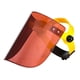 thumbnail image 4 of Protector facial con visera ajustable y banda para la cabeza para soldar y recortar Marrón, 4 of 9