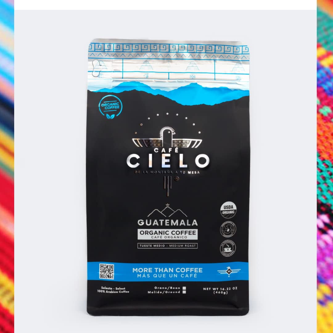 Café Cielo Organic, 100 Guatemalan Arabica Coffee, Artisanal