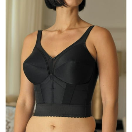 

Women s Carnival 720 Full Figure Camisole Longline Bra (Black 40C)