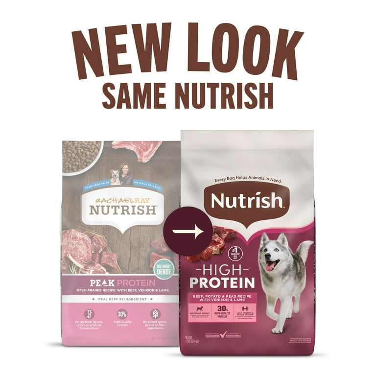 Peak Natural Rachael Ray Nutrish Peak Dry Dog Food Rachael Ray Nutrish PEAK  Natural Dry Dog Food With Freeze Dried Raw Bites, Wetlands Recipe With  Chicken Duck, 23 Pounds, Grain Free (23 Pounds)