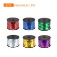 thumbnail image 3 of Unique Bargains 6pcs 100 Yards Glitter Curling Ribbon Crimped Balloon String Metallic 3/16', 3 of 7