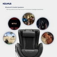 thumbnail image 5 of Nouhaus Classic PU Leather Heated Recliner with Bluetooth, Ottoman & USB Charging for Living Room & Bedroom, 5 of 8