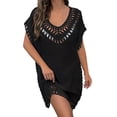 thumbnail image 4 of Women's Swim Cover Ups Beach Cover Up for Women Swimsuit Cover Up Hollow Out Swimwear Beach Bathing Suit Bikini Coverups, 4 of 8