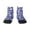 1 Black, variant on flower Skull starry sky Pattern Quarter Crew Socks,Toe Seamed Ankle Socks,Cotton Cushioned Breathable Athletic Crew Sports Socks