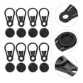 thumbnail image 3 of 10pcs Tarp Grabbers Tarp Clips Movable Snaps Clip for Outdoor Camping Tent, 3 of 7