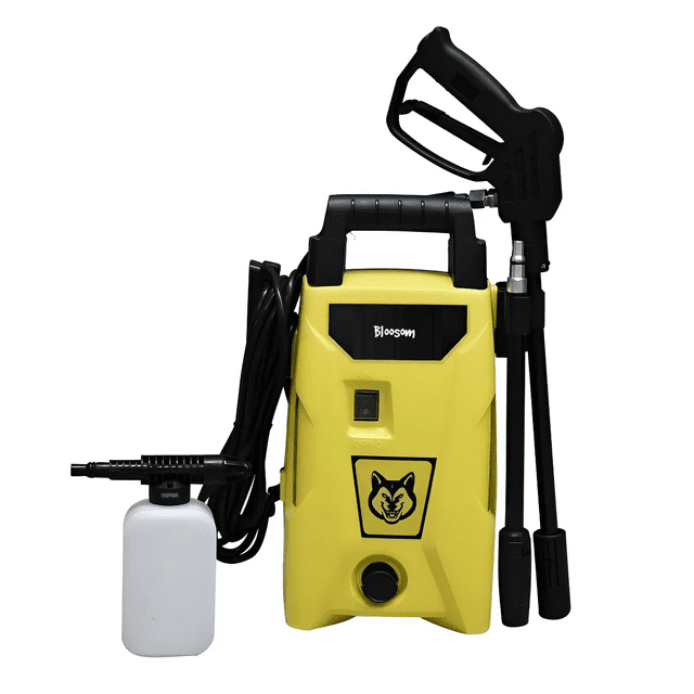Hidrolavadora Bloosom eléctrica JET140 1400W con 105bar máxima 110V Amarillo
