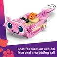 thumbnail image 5 of LEGO Friends Axolotl Adventure Boat Building Toy for Girls & Boys - Pretend Play Set for Kids, Ages 5+ - W/Leo Minidoll, Alba Microdoll, 2 Toy Pets, & Accessories - Gift Idea for Birthdays - 42681, 5 of 8