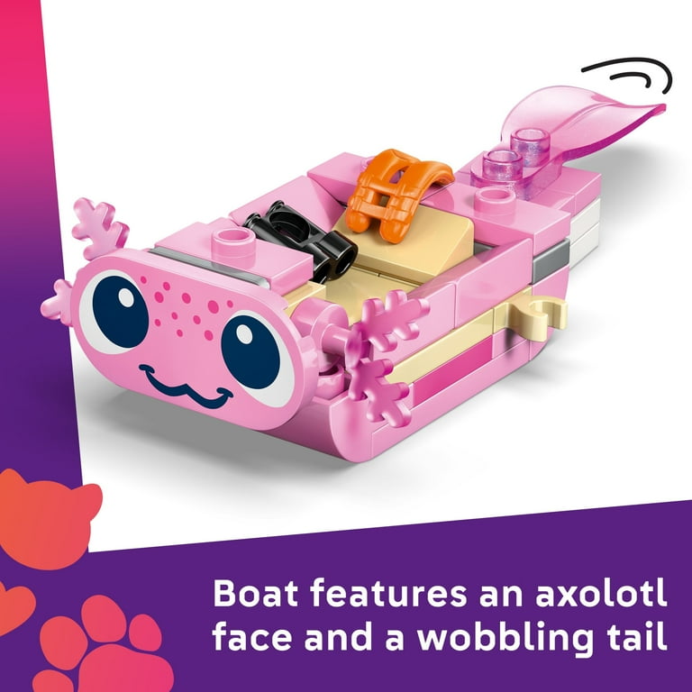ラストワン＋A＋おまけ16個セット LEGO Friends Axolotl Adventure Boat Set, 42681, Pretend Play Toy